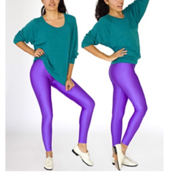 bright purple tights